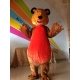 Mascotte Orso - pancia rossa