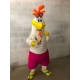 Mascotte costume personalizzata Gallo San Teodoro