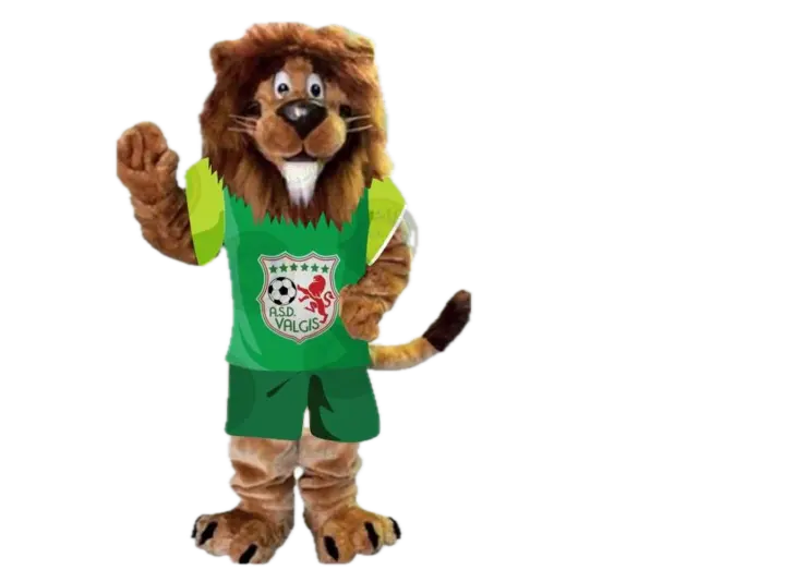 Leone personalizzato — esempio dal catalogo MascotteMania