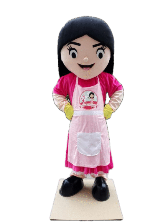 Mascotte Personalizzata Cuoca Sudamerica Mascottemania