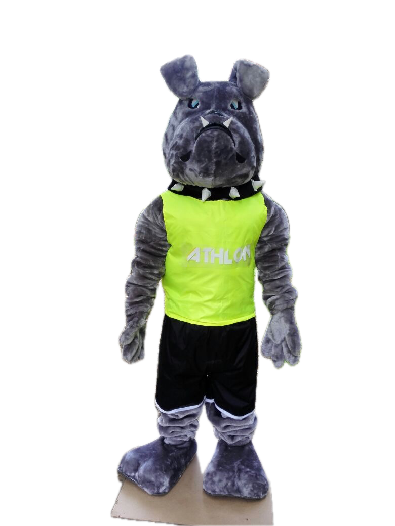 Mascotte Personalizzata Bulldog Gym Mascottemania
