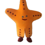 Mascotte Personalizzata Stella Marina Mascottemania