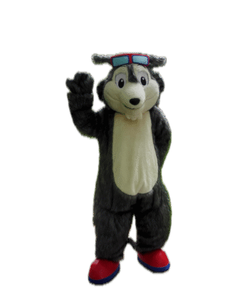 Mascotte personalizzata Procione Mascottemania