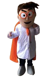Mascotte personalizzata Dr prestito Mascottemania