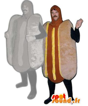 Mascotte Hot Dog Personalizzata